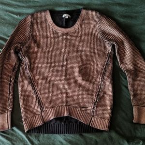 Calvin Klein bronze metallic sweater